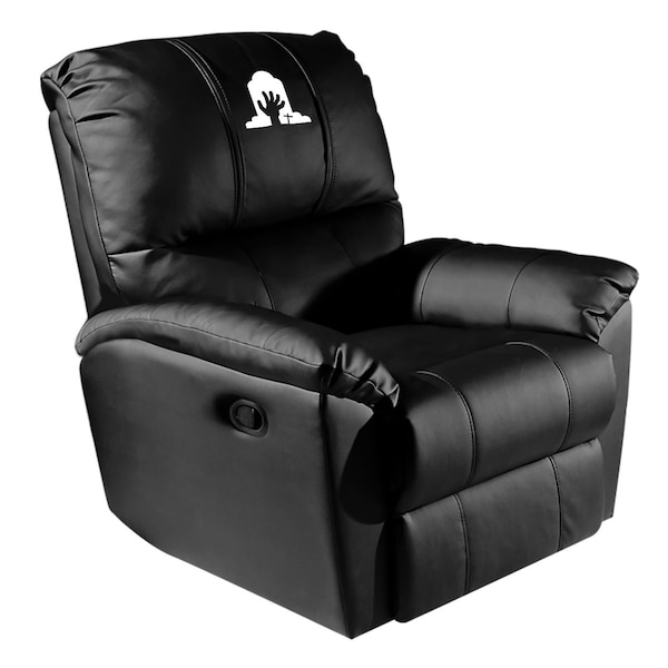 Dreamseat Rocker Recliner with Ghoulish Rising Hand Halloween Logo XZ52031CDRRBLK-PSHOL88095 - main